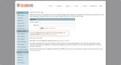 Desktop Screenshot of clublog.org