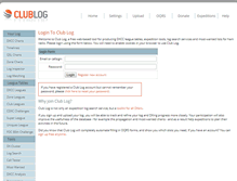 Tablet Screenshot of clublog.org
